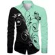 thumbnail image 1 of Camisa de hombre con estampado floral en HD de moda, color degradado, informal, suave y cómoda para fiestas al aire libre, nuevo estilo, 1 of 6