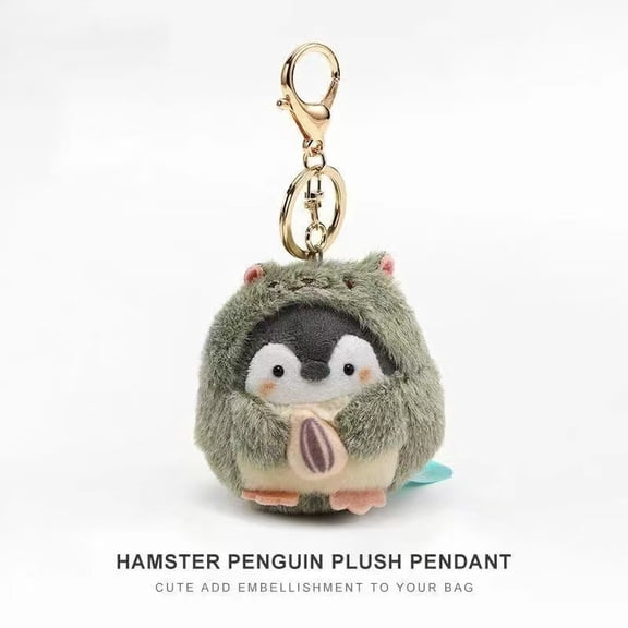 Cute Plush Penguin Doll, Bag Charm Keychain, Small Gift