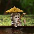 thumbnail image 2 of 1pcs Cat Figurines Ornaments for Aquarium-Resin Cat Statues-Underwater Landscape Figurine Decoration for Fish Tank ﻿, 2 of 5