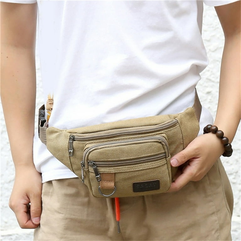 Men's Belt Bags, Canvas & Leather Belt Bags