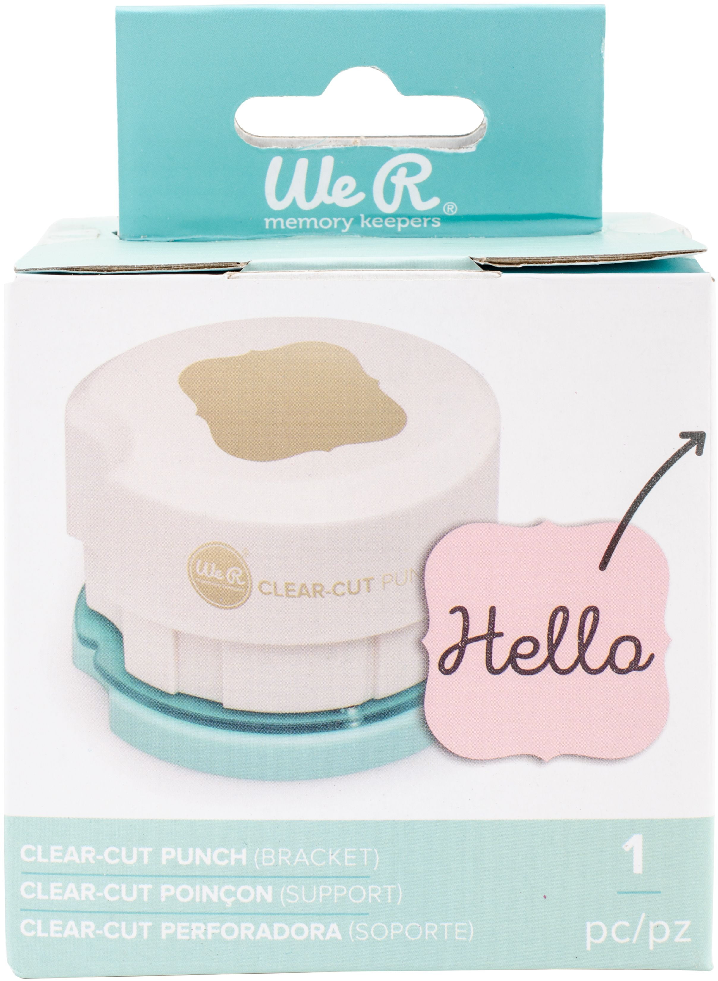 We R Clear Cut Punch 2'-Bracket