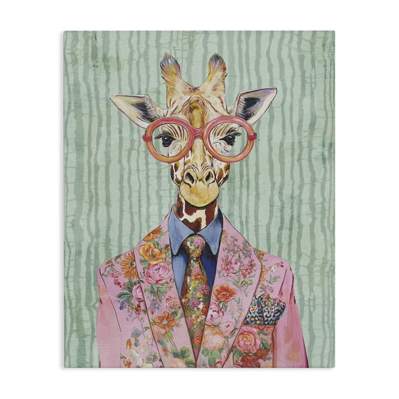 Stupell Industries Eclectic Tall Stylish Giraffe Canvas Art, 16 x 20, by Svetlana Aleynikova