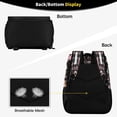 thumbnail image 5 of Backpack Cooler lunch bag 36 Can Capacity Insulated Bag for Camping, Beach, Hiking & Travel Cute Pastel Ghost Pattern, 5 of 7