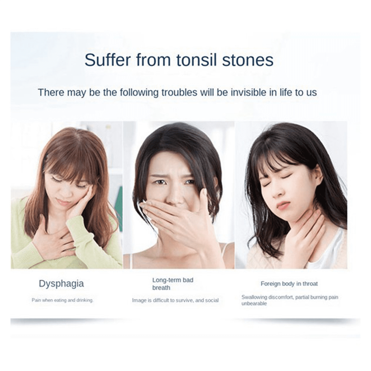 iKeener New Home Oral Care Tool Set Tonsil Electric Suction Stone Remover Stone Removal Tool Suction Tonsil Stone Sucker