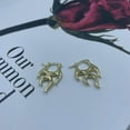 thumbnail image 5 of Punk Flame Hoop Earrings for Women Minimalist Dangle Drop Huggie Hoops Statement Earrings Small Hoop Christmas Ear Jewelry Gifts Hypoallergenic, 5 of 12