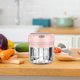 thumbnail image 5 of Picadora eléctrica inalámbrica para alimentos, ajo y verduras, 250 ml (rosa no magnético) Sywqhk Arte deco, 5 of 5