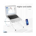 thumbnail image 5 of DB-11 Laptop Holder Strong Bearing Capacity Efficient Heat Dissipation Foldable Desk Notebook Holding Stand for Office - White, 5 of 5