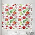 thumbnail image 1 of Floral Tapestry, Scribbles of Flowers and Leaves in Watercolor Effect, Fabric Wall Hanging Decor for Bedroom Living Room Dorm, 5 Sizes, Pink Green, by Ambesonne, 1 of 1