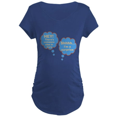 

CafePress - Surprise! It S Twins. Maternity T Shirt - Maternity Dark T-Shirt