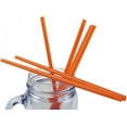 thumbnail image 4 of Plastic Smoothie Straws, BPA-Free, 10" x 0.28", 250 Count, Orange, 4 of 5