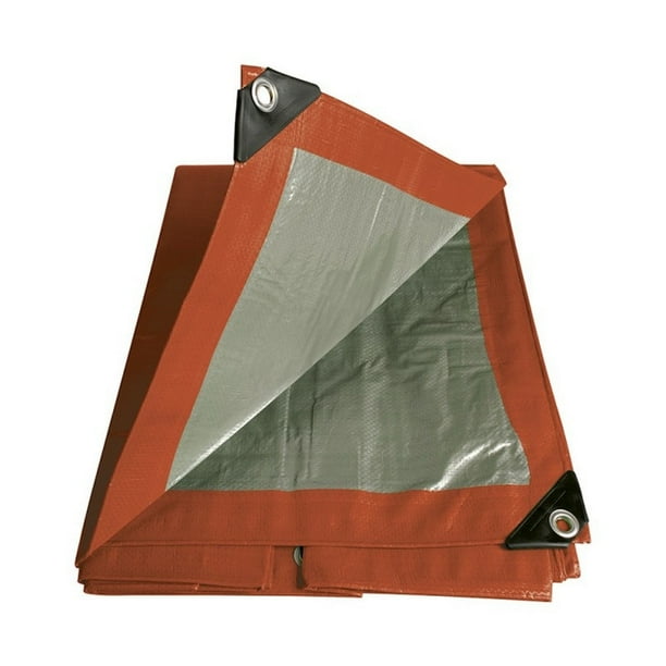 Lona Impermeable Polietileno Fondo Plata 4 x 6 m Foy