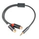 thumbnail image 1 of Cable Auxiliar 3.5 Mm A RCA 0.3 Metro 2 Femenino, 1 of 9