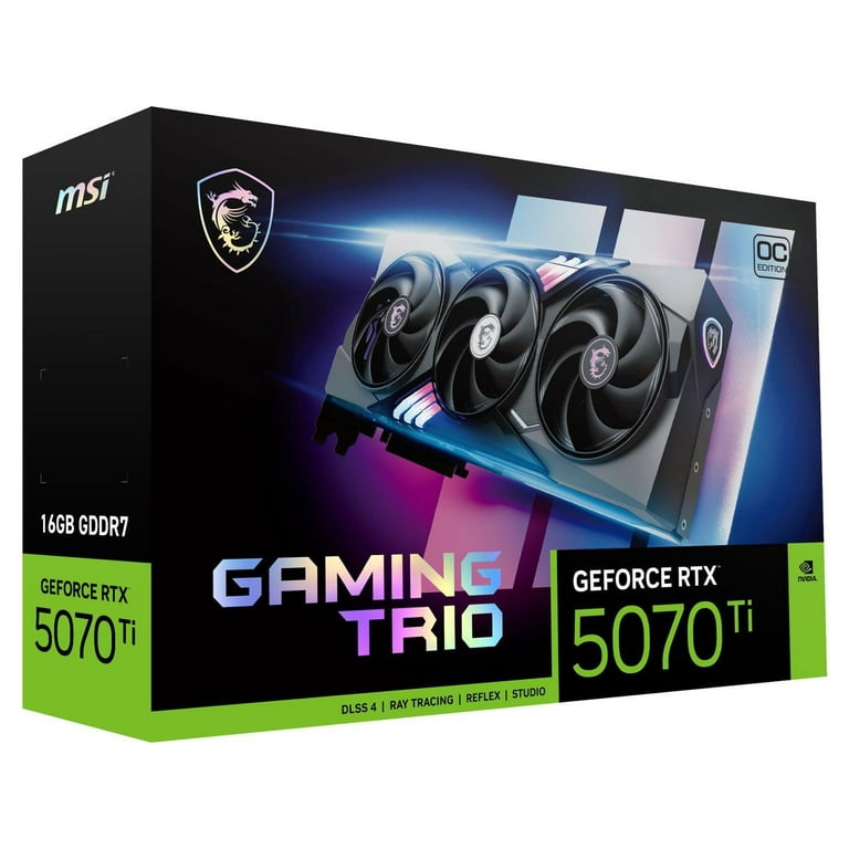 [新品同様] MSI GeForce RTX 5070 Ti 16GB MSI GeForce RTX™ 5070 Ti 16G GAMING TRIO OC