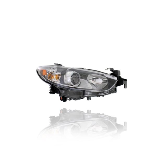 Headlight Assembly - Cooling Direct Fit/For GMP2510K0 14-20 Mazda Mazda6 - Halogen (Right Hand - Passenger) NSF