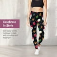 thumbnail image 2 of SATINA Womens Christmas Pants - Buttery Soft Highwaisted Holiday Leggings, Cozy Christmas, One Size, 2 of 7