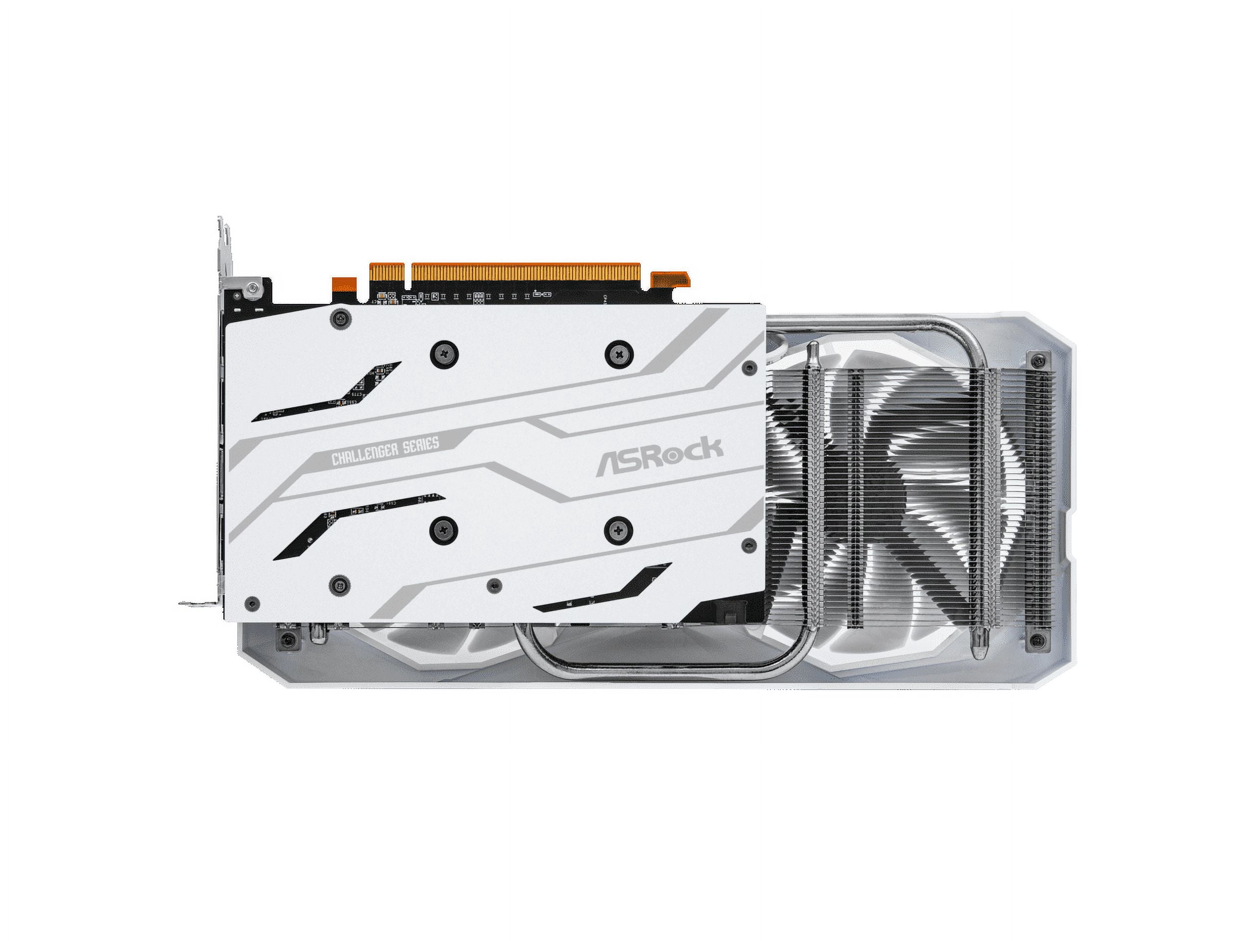 ASRock Radeon RX 6600 Challenger White 8GB GDDR6 PCIe 4.0 Graphics