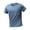Light Blue, variant on Bxsruta Men'S Cooling Breathable T-Shirt for Sports and Casual Wear, Loose Fit Round Neck Top, Extended Sizes Available, M