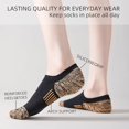 thumbnail image 4 of Thick No Show Socks for Women Athletic Ankle Socks Cushioned Running Low Cut Non Slip Footies 3/6 Pairs, 4 of 6