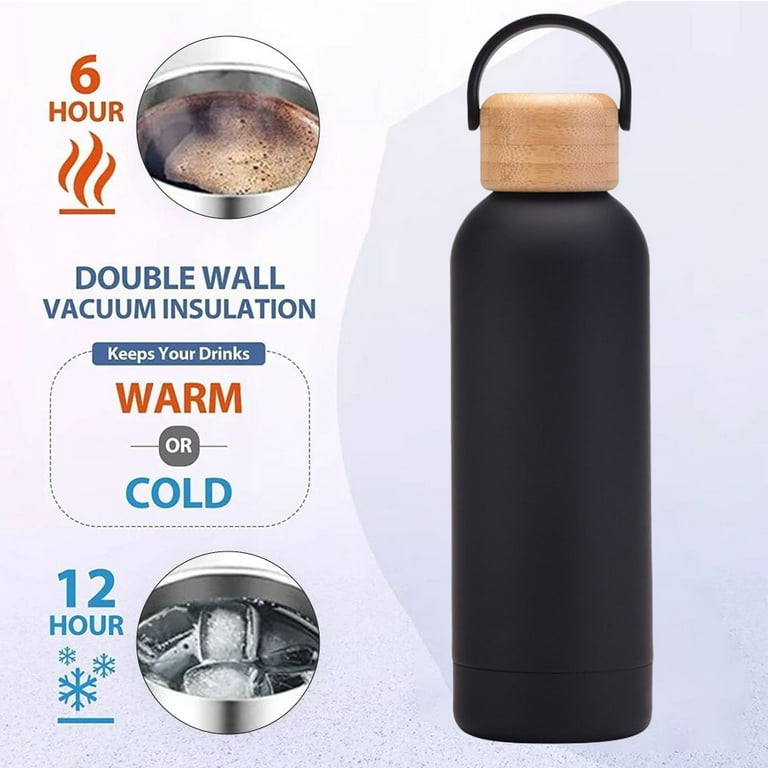 500ml stainless steel sports water bottle, thermos bottle with