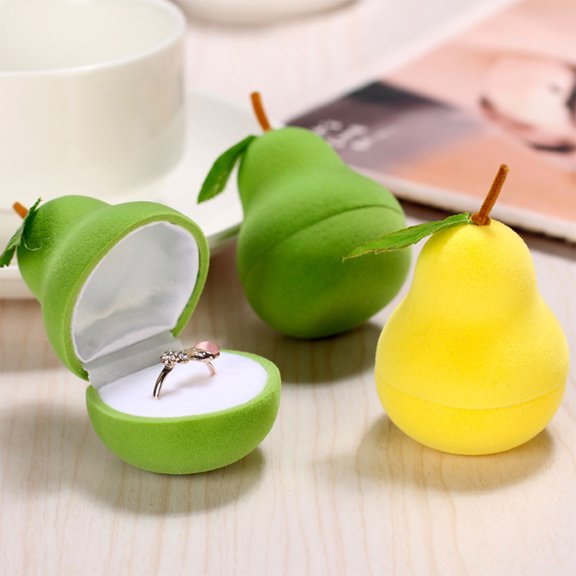 LOLIPPYY Yellow Flannel Fruit Box for Bridal Shower and Storage Organizer