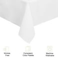 thumbnail image 6 of Unique Bargains Rectangle Tablecloth Polyester Table Cover White 60" x 104" 1 Pc, 6 of 8