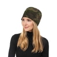 thumbnail image 3 of Sportsman Unisex Camo Knit Beanie -GR08 8-Inch Cuffed Beanie for Winter (Green Camo 2 Pack One Size), 3 of 3