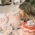 thumbnail image 4 of Bola de discoteca Cake Toppers SONICEBUY, plateada con estrella, 33 unidades, 4 of 7