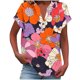 thumbnail image 1 of Vestidos Casuales Para Mujer, Blusas De Mujer De Moda Camiseta informal de manga corta con cuello en V y botones para mujer, 1 of 5
