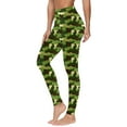 thumbnail image 3 of QATAINLAV Workout Leggings for Women Outdoor Camo Print Running Legging Pants High Waisted Butt Lifting Yoga Pants Milk Silk Soft Full Length Stretch Tights Multicolor L, 3 of 6
