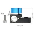 thumbnail image 2 of Uxcell 15mm Rod Clamp with 1/4"20 Thread Screw for Camera Support System Shoulder Rig Tripod DSLR Rail Black Blue, 2 of 4