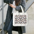 thumbnail image 7 of Yiaed Llamas Print Fluffy Shoulder Bag Plush Bags Women Ladies Tote Bag Fluffy White Furry Purse Handbag for Autumn and Winter, 7 of 7