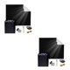 thumbnail image 2 of Persianas opacas Wosthever de tela para dormitorio negro 1.45*2m 2Conjunto, 2 of 6