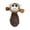 Brown, variant on Interactive Dog Plush, Self-Entertaining Squeaky Chew Toy for Puppies and Dogs, Realistic Monkey Design with Sound, Durable Teething Toy for Aggressive Chewers, Indoor Play and Training, 1 Pack Brown