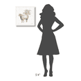 thumbnail image 4 of Global Gallery's 'Farm Friends X' By Lisa Audit Stretched Canvas Wall Art, 4 of 4