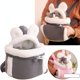 thumbnail image 1 of Bolsa de transporte para mascotas, mochila para perros pequeños, mochila para invierno, cálida, para mascotas, jaula para caminar, viajes al aire libre, bolsa colgante para gatitos, gris M Kuyhfg Bienvenido a Kuyhfg, 1 of 5