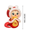 thumbnail image 2 of DAMAI Chinese New Year Snake Plush Animal Toys 2025 Lucky Snake Stuffed Plush Animals Mascot Snake Toys Chinese Zodiac Animals Snake Doll for New Year Home Car Decoration, 2 of 7