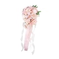 thumbnail image 4 of Boda Bouquet Bridal Bouquet Flower Flower Boho Decoración rústica Regalo Flores artificiales Bouquet para el aniversario de bodas en casa, 4 of 8