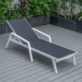 thumbnail image 4 of LeisureMod Marlin Patio Chaise Lounge Chair With Arms Aluminum Frame Black, 4 of 12