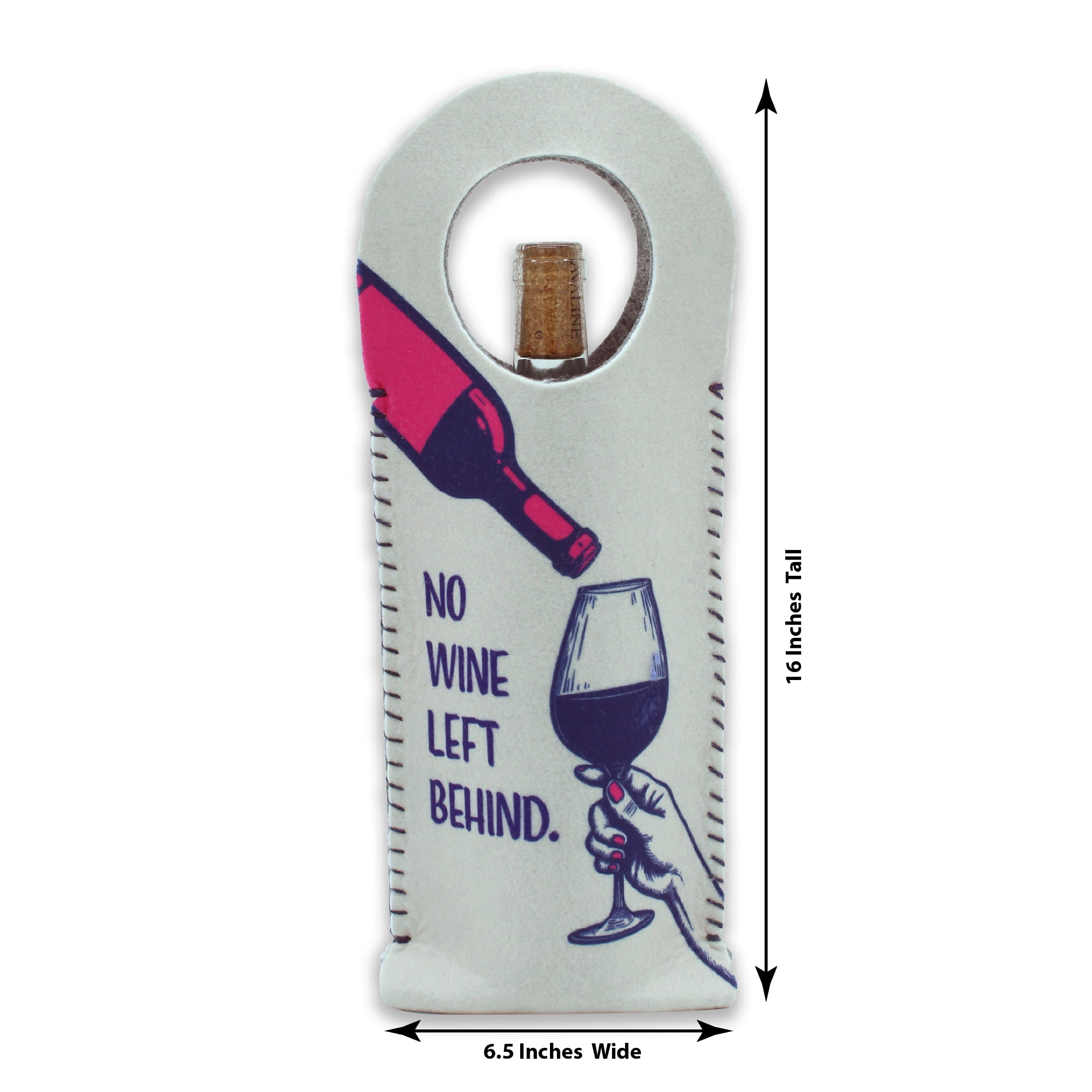 WOOLIGANS Wine Tote Cut & Sew Craft Kit