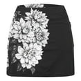 thumbnail image 4 of Women Floral Printed Workout Skirt Skorts Casual Stretchy High Waisted Gym Yoga Tennis Skorts with Mini Skirts, 4 of 6