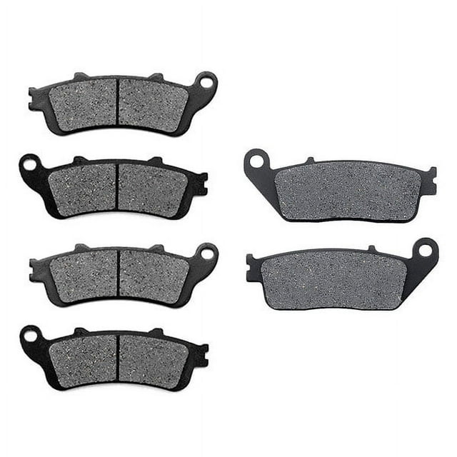 KMG Front + Rear Brake Pads Compatible with 2008-2011 Victory Vision Tour - Non-Metallic Organic NAO Brake Pads Set