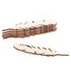 thumbnail image 3 of 50 unids/bolsa de artesanías de madera de plumas para pared, accesorios de decoración para habitación, fiesta de boda, bricolaje, 3 of 14