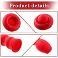 thumbnail image 3 of chengsi 20 50pcs Caulking Nozzles Cap Red Caulk Saving Caulk Saver Tube Covers For Sealing Preserving Finishing Construction Tools, 3 of 7