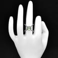 thumbnail image 2 of Prasiolite (Green Amethyst) 925 Sterling Silver Ring s.7.5 Jewelry DGR1115_C_7.5 R-1244, 2 of 7