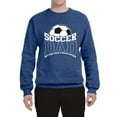 thumbnail image 2 of Wild Bobby, Soccer Dad Better Than a Regular Dad Father's Day Unisex Crewneck Sweatshirt, Vintage Heather Blue, XX-Large, 2 of 6