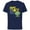 Navy, variant on Star Wars Day May the 4th Be With You 2023 Grogu Distressed - Short Sleeve Cotton T-Shirt for Adults - Customized-Black