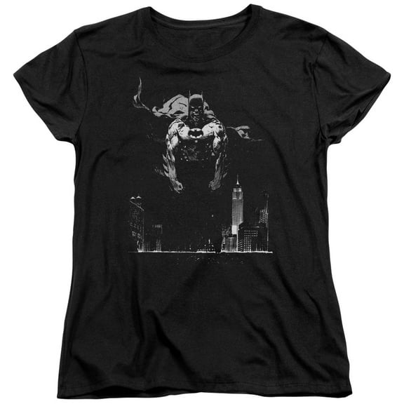 Batman Dirty City S/S Women's T-Shirt Black
