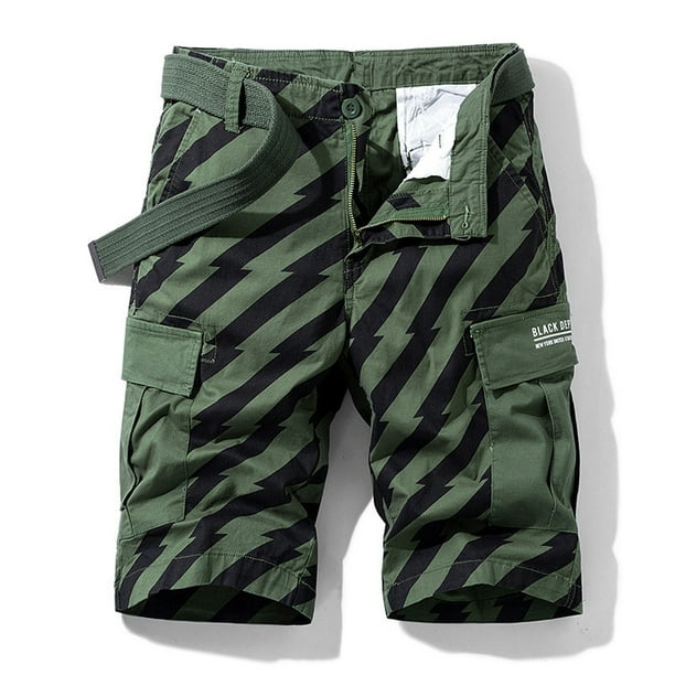 Puntoco Pantalones Cortos Cargo Transpirables Ligeros Para La Playa Al Aire Libre Diarios Informales Para Hombre Negro M, Pantalones Cortos Hombre