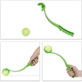 thumbnail image 5 of Juego de 2 lanzadores, 5 pelotas de tenis incluidas, para perros, verde-azul, 50 cm, 5 of 5