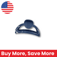 thumbnail image 4 of Navy Blue Grabtrap Hair Clip – Curved Claw Design for Firm Grip and Elegant Styling, 4 of 4
